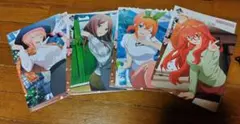 五等分の花嫁 一番くじ 描き下ろしイラストボードセット中野一花・三玖・四葉・五月