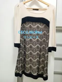 CECI McBEE レースパターン ワンピース