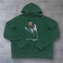 Polo Ralph Lauren ポロベア パーカー M ダークグリーン