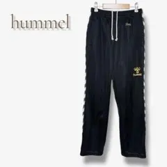 ヒュンメル メンズ M サイドロゴ ブラック スポーツ パンツ ジャージ 部活