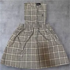 入園式　入学式✨EAST BOY チェック柄 ノースリーブワンピース 120㎝