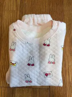 ユニクロ　ミッフィー　キルトパジャマ　ピンク