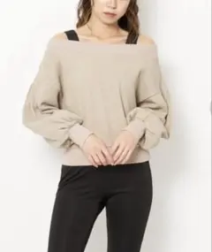 新品 SPIRALGIRL スパイラルガール 2way トップス トレーナー