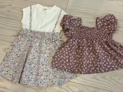 breeze花柄半袖ワンピース・SHEIN花柄トップス