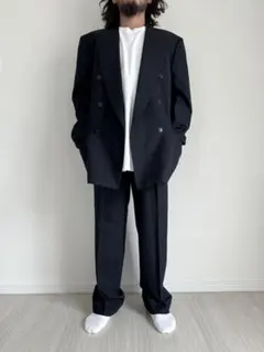 古着 セットアップ ダブルスーツ スーツセットアップ ドロップショルダー