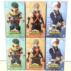 新品未開封】僕のヒーローアカデミアフィギュア 爆豪勝己 轟焦凍 2種6