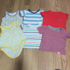 Tシャツ肌着6枚セット　80