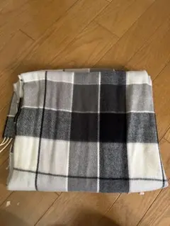 チェック柄マフラー
