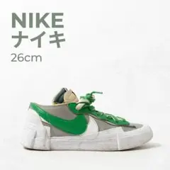 NIKE sacai BLAZER LOW 26cm コラボ スニーカー