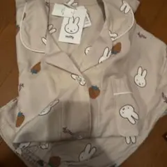 miffyパジャマ Lサイズ◇半袖&七分ズボン◇可愛いくすみピンク❤︎パジャマのサムネイル