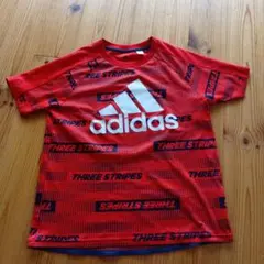adidas アディダス Tシャツ 赤 150cm