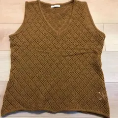 レディース　ニットベスト　マジェスティックレゴン