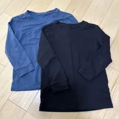 HEATTECH 長袖Tシャツ 110サイズ 2枚セット ネイビー・ブラック