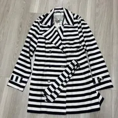 BANANA REPUBLIC ストライプ トレンチコート M