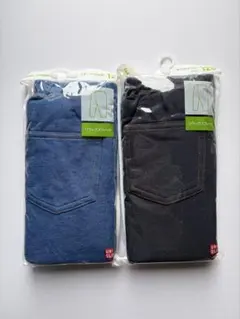 ユニクロ UNIQLO リラックスフィットレギンス 10分丈 2枚セット 120