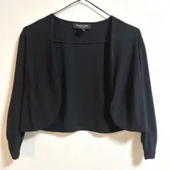 PERCEPTIONS ボレロ 黒 S 羽織り フォーマル 結婚式 冠婚葬祭