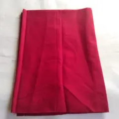 赤い無地の綿生地