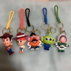 Disney・トイストーリーアニメーションキーホルダー5個セット