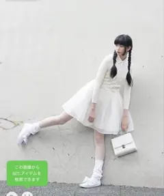 SNIDEL シンプルリブニットカーディガン