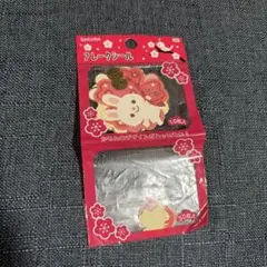 サクラクレパス SAKURA フレークシール 桜 うさぎ　当時もの　お正月のサムネイル