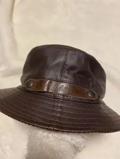 【SORBATTI】ソルバッティ　ラムレザーハット　バケットハット　イタリア製