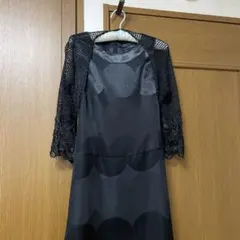 スコットクラブ　結婚式　パーティー用　ワンピース　ストール付き