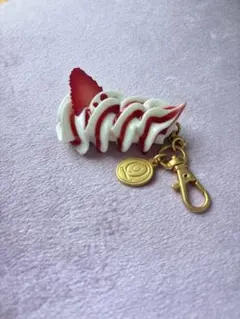Q-potピンクチョコハートコインケース 小銭入れ チャーム付 美品 