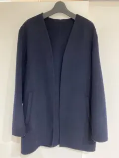 ZARA MAN ネイビー ウールコートのサムネイル