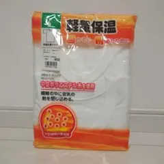 ⑧メンズ 軽量保温 半袖丸首シャツ Lサイズ 2枚組