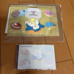 ミスド×ポケモン メモ用紙　ジッパーバック　同梱100円　◆