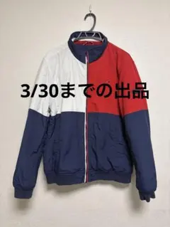 ナイロンジャケット 赤・白・青 Lサイズ