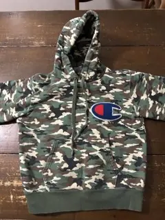 チャンピオン　肉厚　フーディ　S迷彩　カモフラ