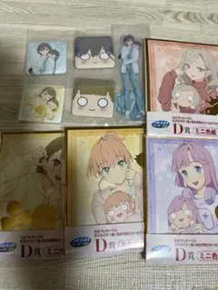 ラブライブ蓮ノ空 セガラッキーくじ D賞 色紙 缶バッジ　アクスタセット