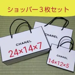 シャネルCHANEL●ショッパー3枚セット