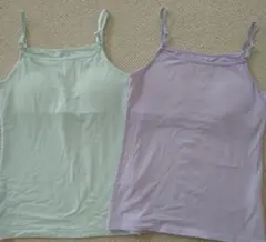 ユニクロ　GIRLSエアリズム　ブラキャミソール