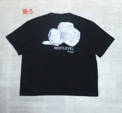 H&M ブラック Tシャツプリント