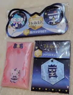 サンリオ Holiday コレクション　バッドばつ丸とキティちゃん