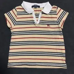 Burberry ポロシャツ 110A ストライプ