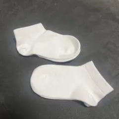 新品　白ソックス　15-20㌢