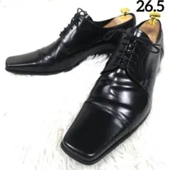 ✨美品✨ キャサリンハムネット ドレスシューズ 外羽根 ストレートチップ 黒のサムネイル