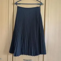 COMME CA ISM ブラック プリーツスカート S