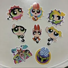 パワーパフガールズ ステッカー 8枚セット