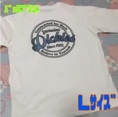 ディッキーズ　Tシャツ　カットソー　ホワイト　メンズ　半袖