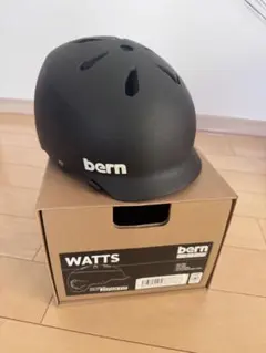 バーン　bern WATTS マットブラック ヘルメット　xlのサムネイル