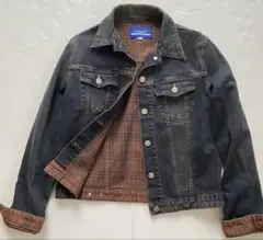 美品◆バーバリーブルーレーベル デニムジャケット 裏地ノバチェック Gジャン
