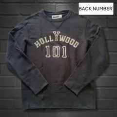 『ヴィンテージ』BACK NUMBER HOLLYWOOD 101 スウェット黒
