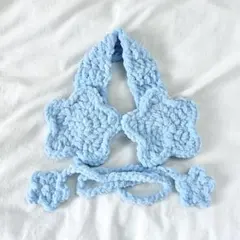 編み物 星 イヤーマフ 耳あて ヘッドドレス ハンドメイド　ウィッシュコア