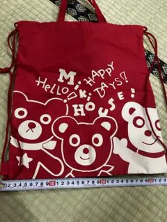 MIKI HOUSE ナップザック レッドのサムネイル