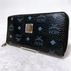 希少極美品 MCM スペクトラム ヴィセトス 長財布 白 Skyoptic 本革