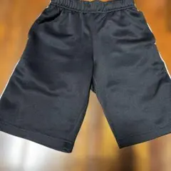 吸汗速乾 2本ラインハーフパンツ ジャージ 半ズボン パンツ 130